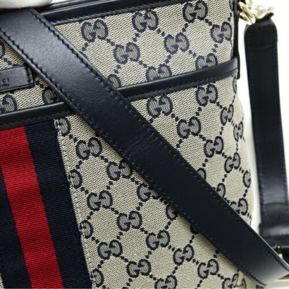 Gucci Shoulder Bag GG Sherry Crossbody Beige - Picture 6 of 11